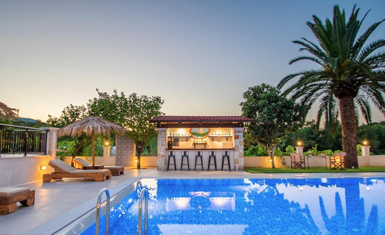 Zissis Villa & Pool 5Min Drive To Beach Kato Yerakarion Екстер'єр фото